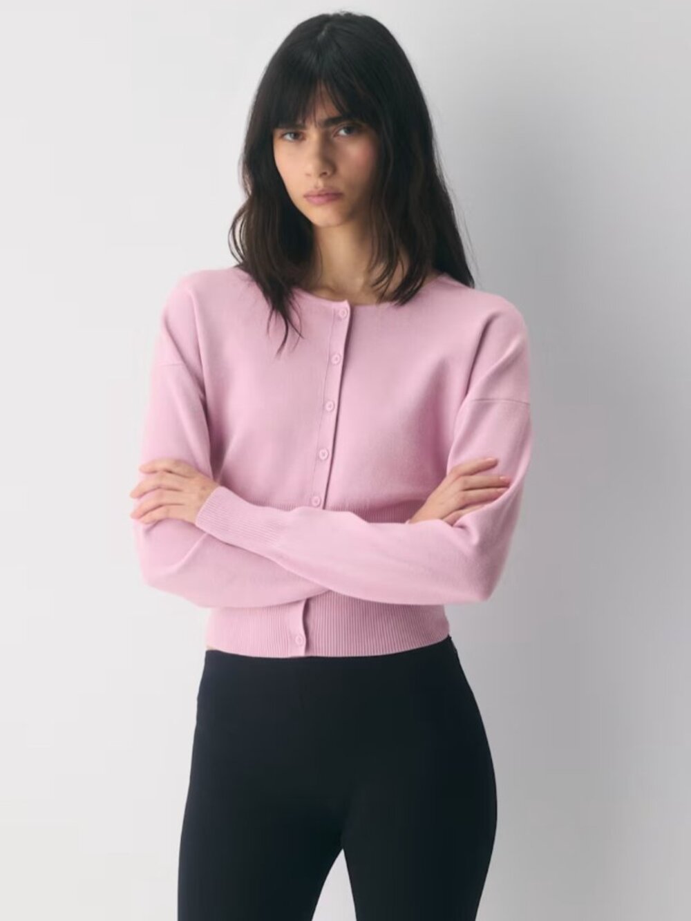 NWT Aritzia WILFRED Golightly Cardigan Sweet Pea Purple